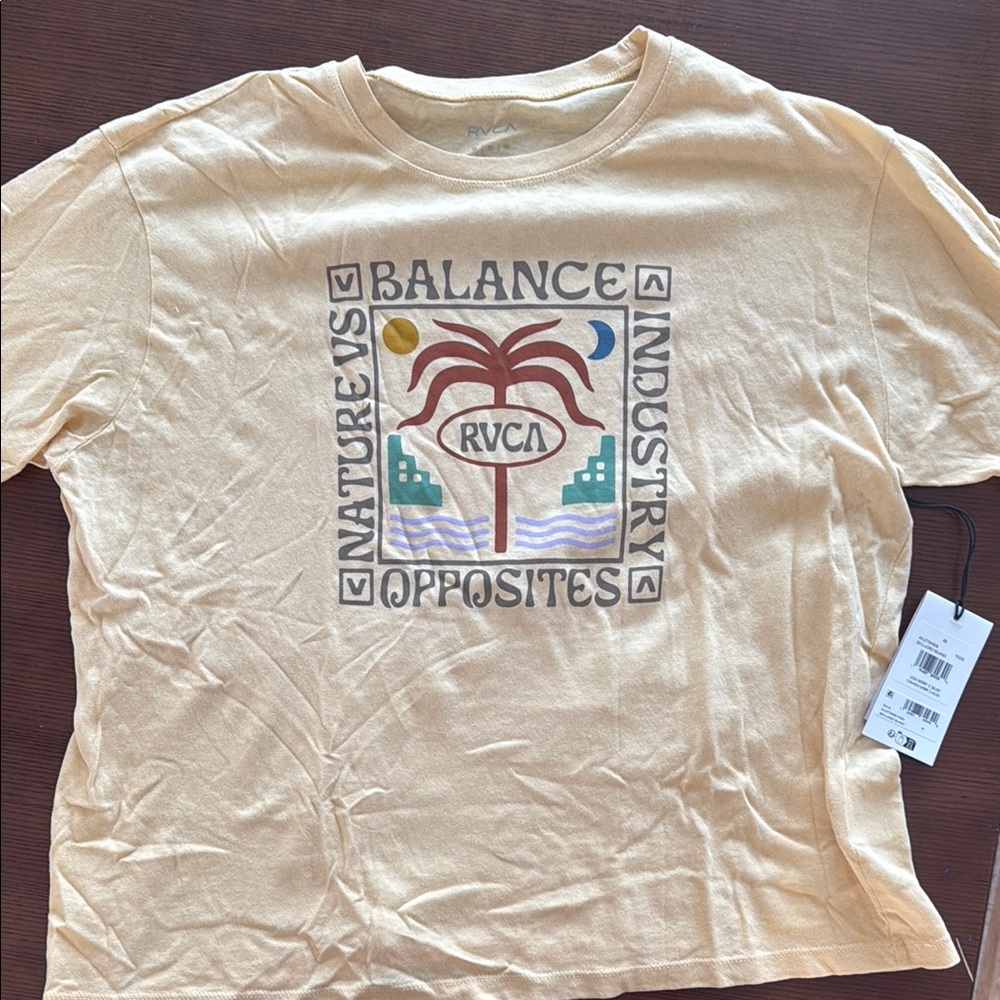 RVCA Nature Balance T-Shirt NWT